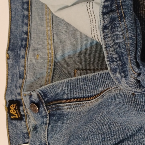 NWT Lee Men's Regular Fit Straight Leg Medium Stonewash Blue Denim Jeans - Picture 5 of 16